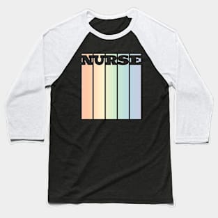 Nurse Rainbow Baseball T-Shirt